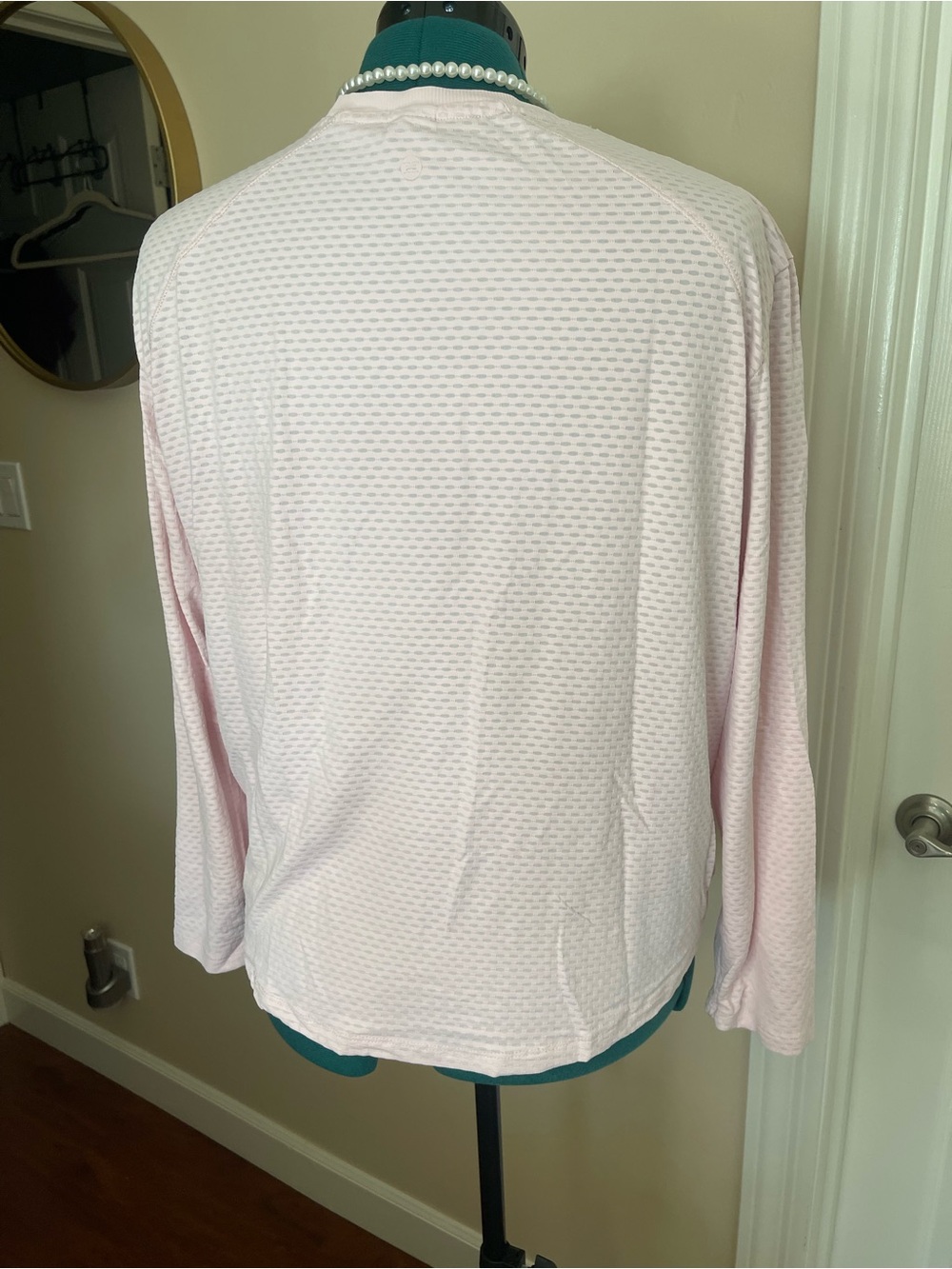 RBX Light Pink Long Sleeve Workout Top - Picture 5 of 9